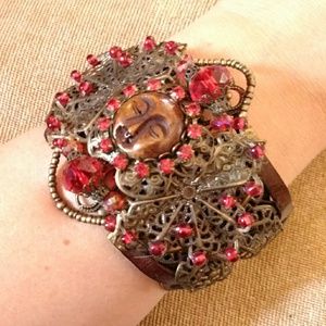 MOON BABY Artisan OOAK bangle bracelet